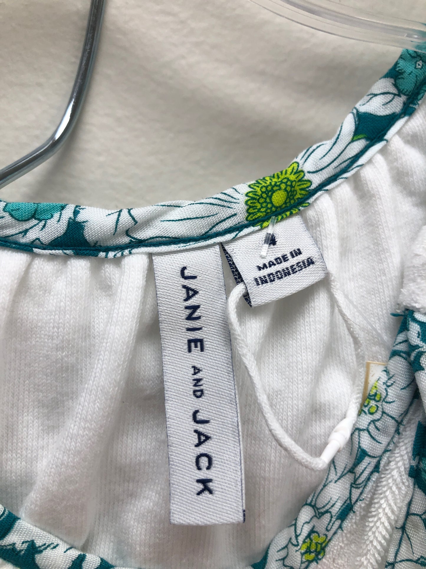 4 Janie and Jack white terry 2 PC Ensembles