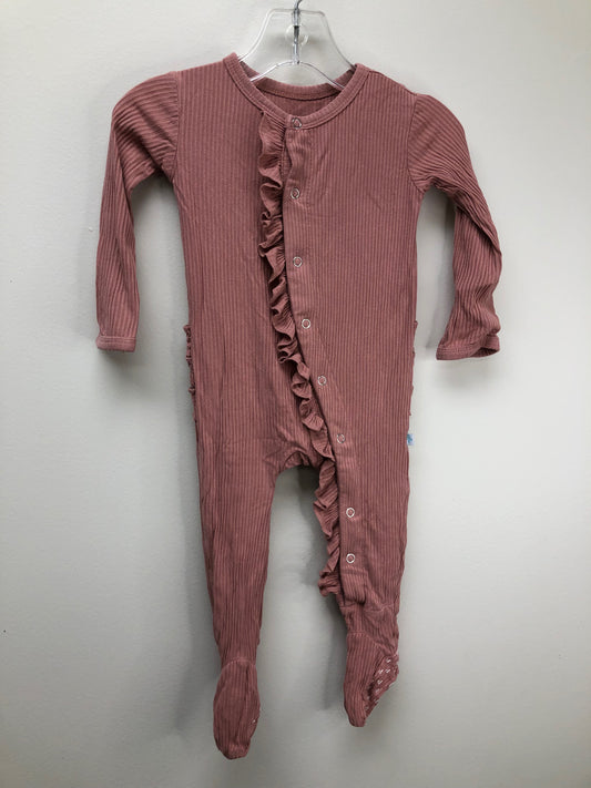 6-9m Posh Peanut pink ribbed Sleeper