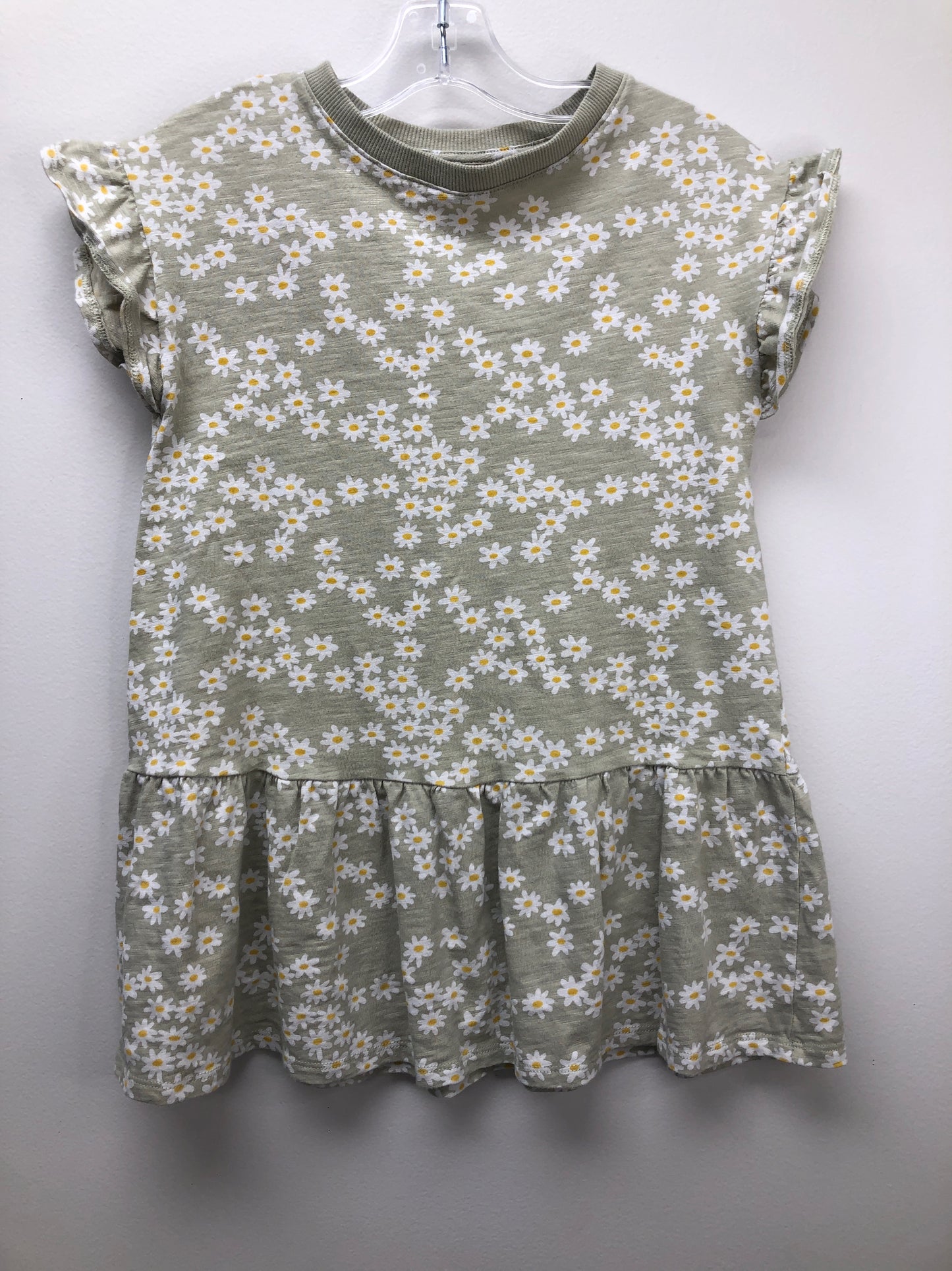 6Y Little Co.green daisies Dress