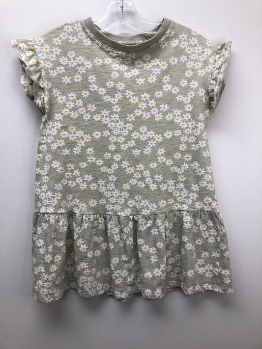 6Y Little Co.green daisies Dress