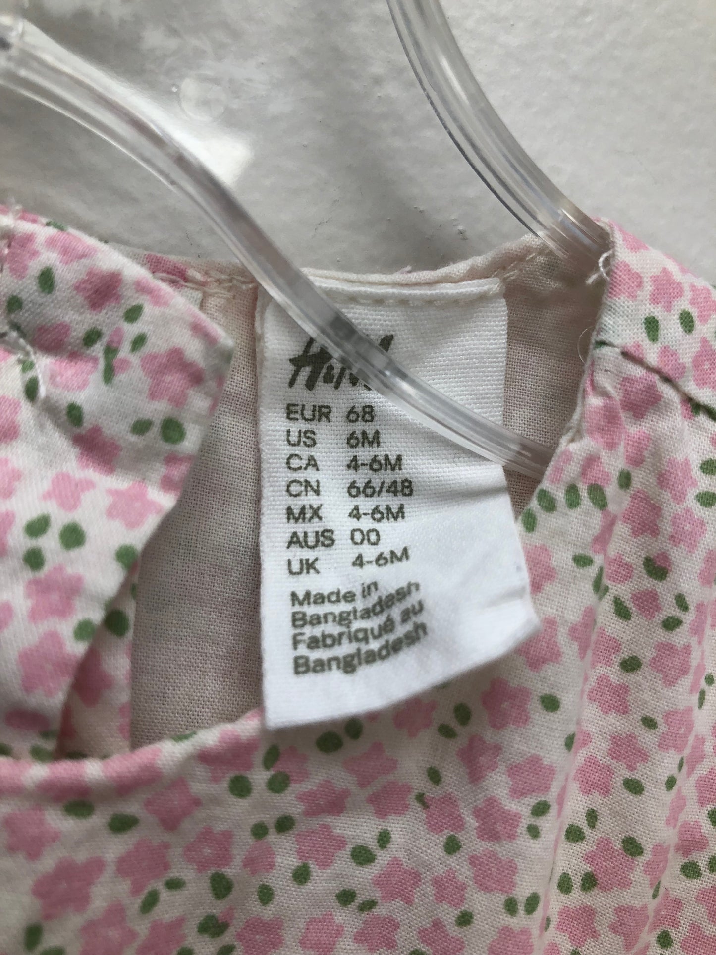 6m H & M pink Dress