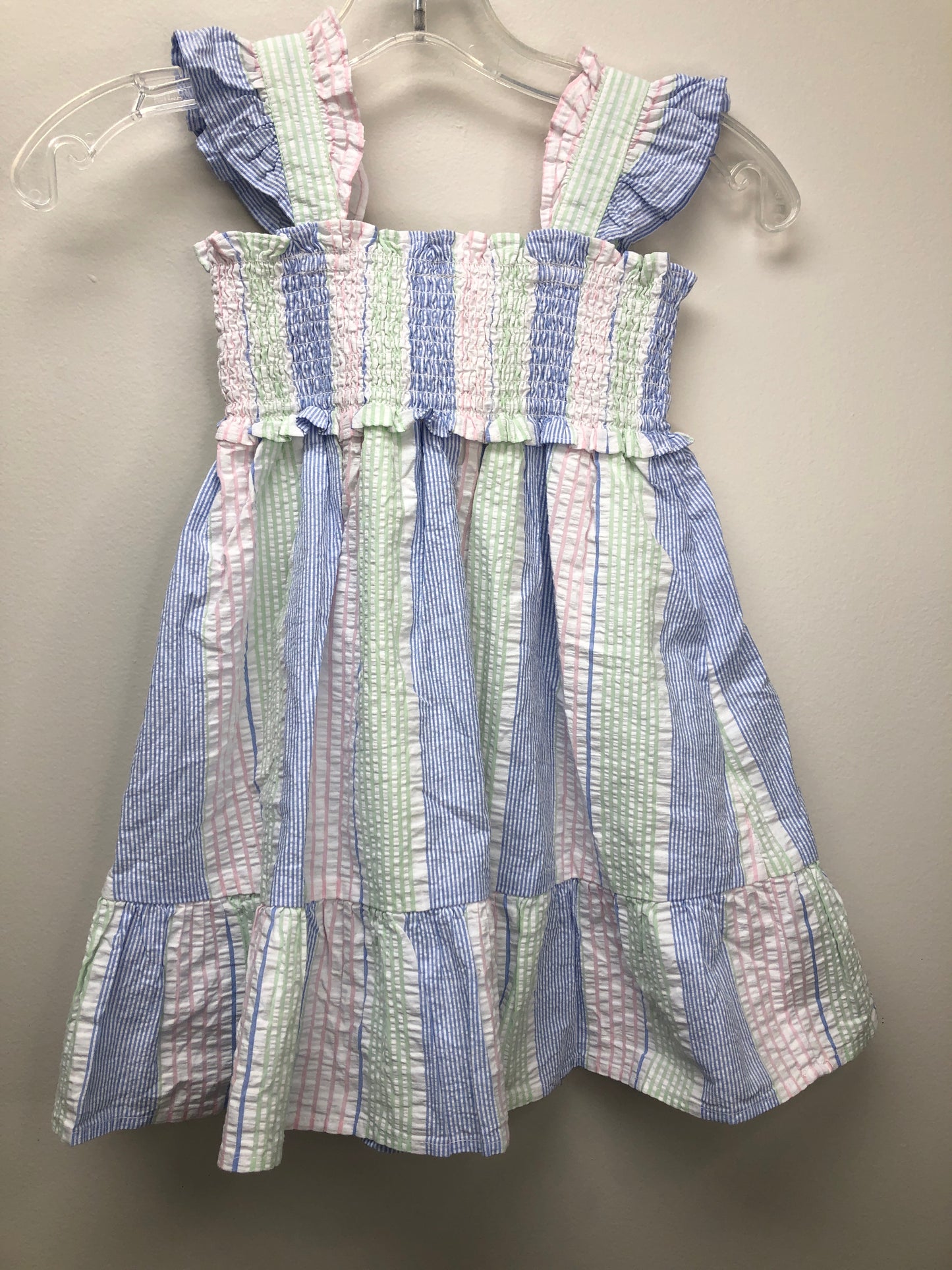 5T Janie and Jack blue stripe Dress