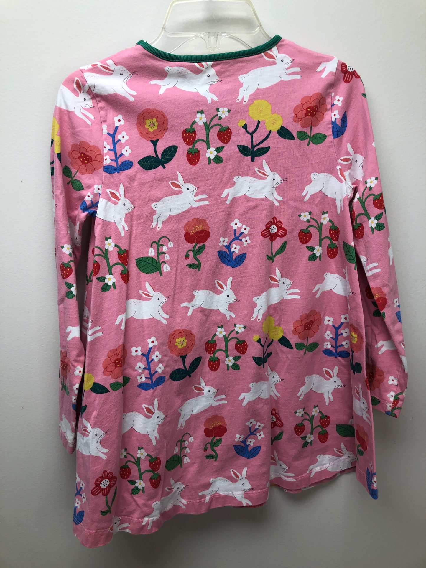 9-10 Mini Boden pink Bunnies Dress