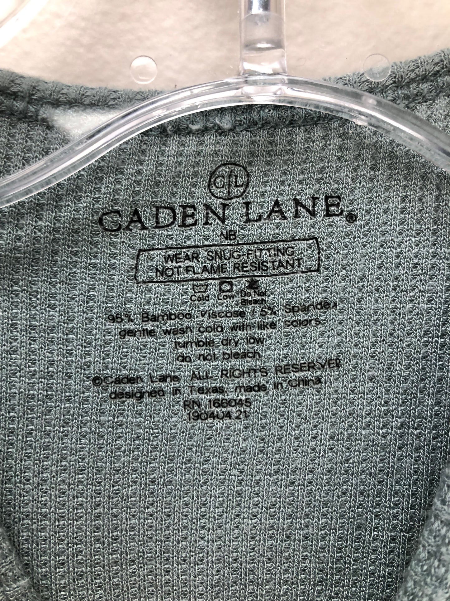 NB Caden Lane blue thermal Sleeper