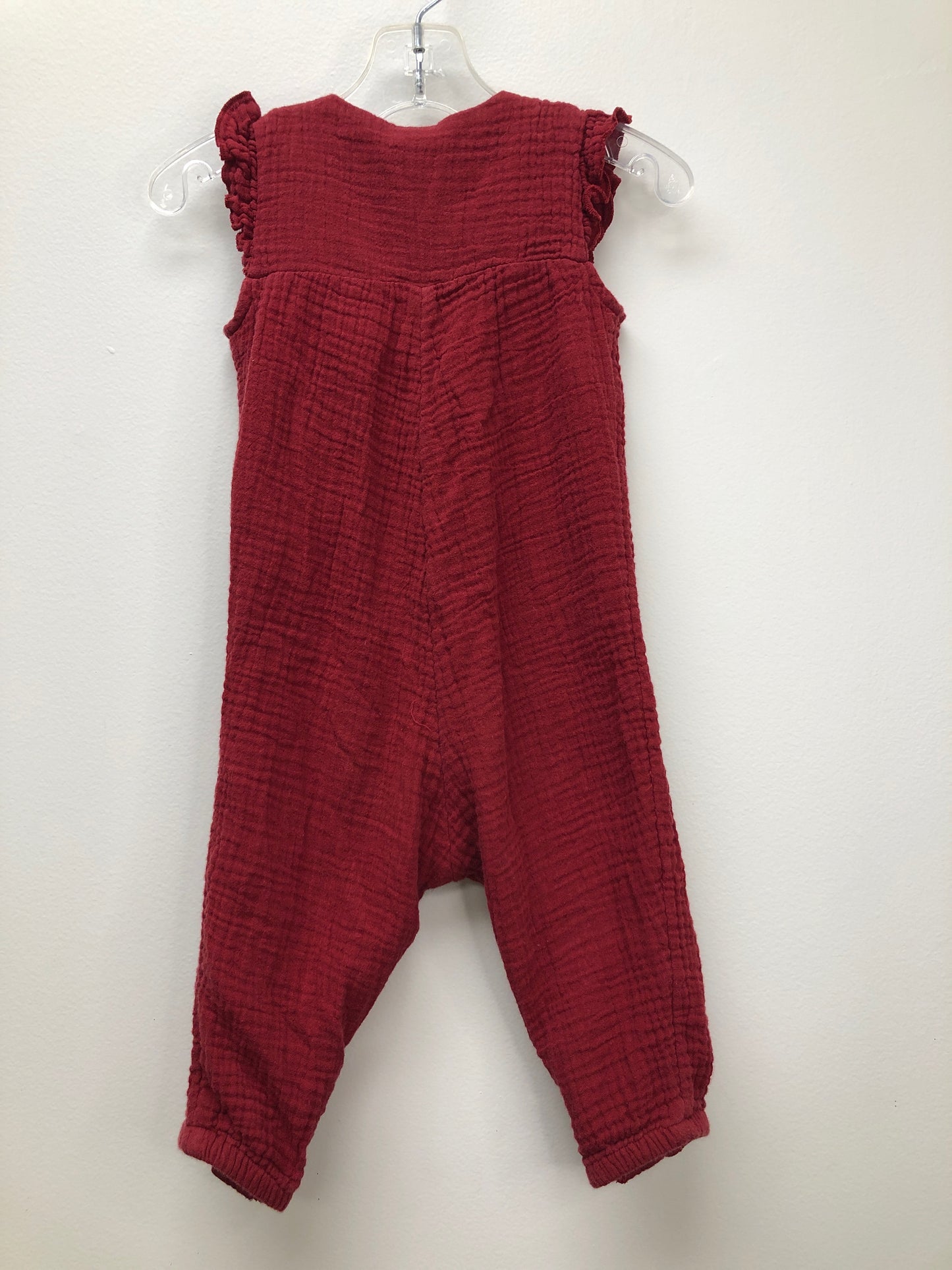 6M H & M red muslin Jumper