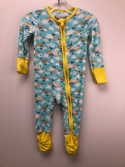 3-6m Free birdies teal rainbow Sleeper