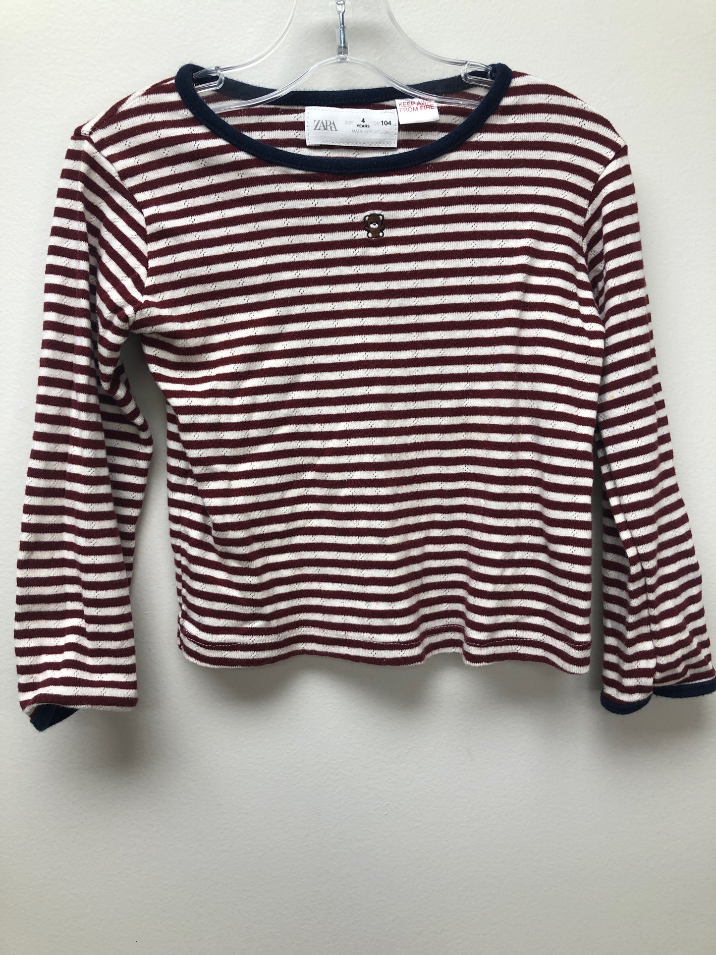 4 Zara red stripe Shirt