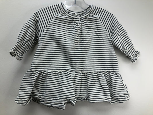 6m Rylee & Cru cream stripe Dress