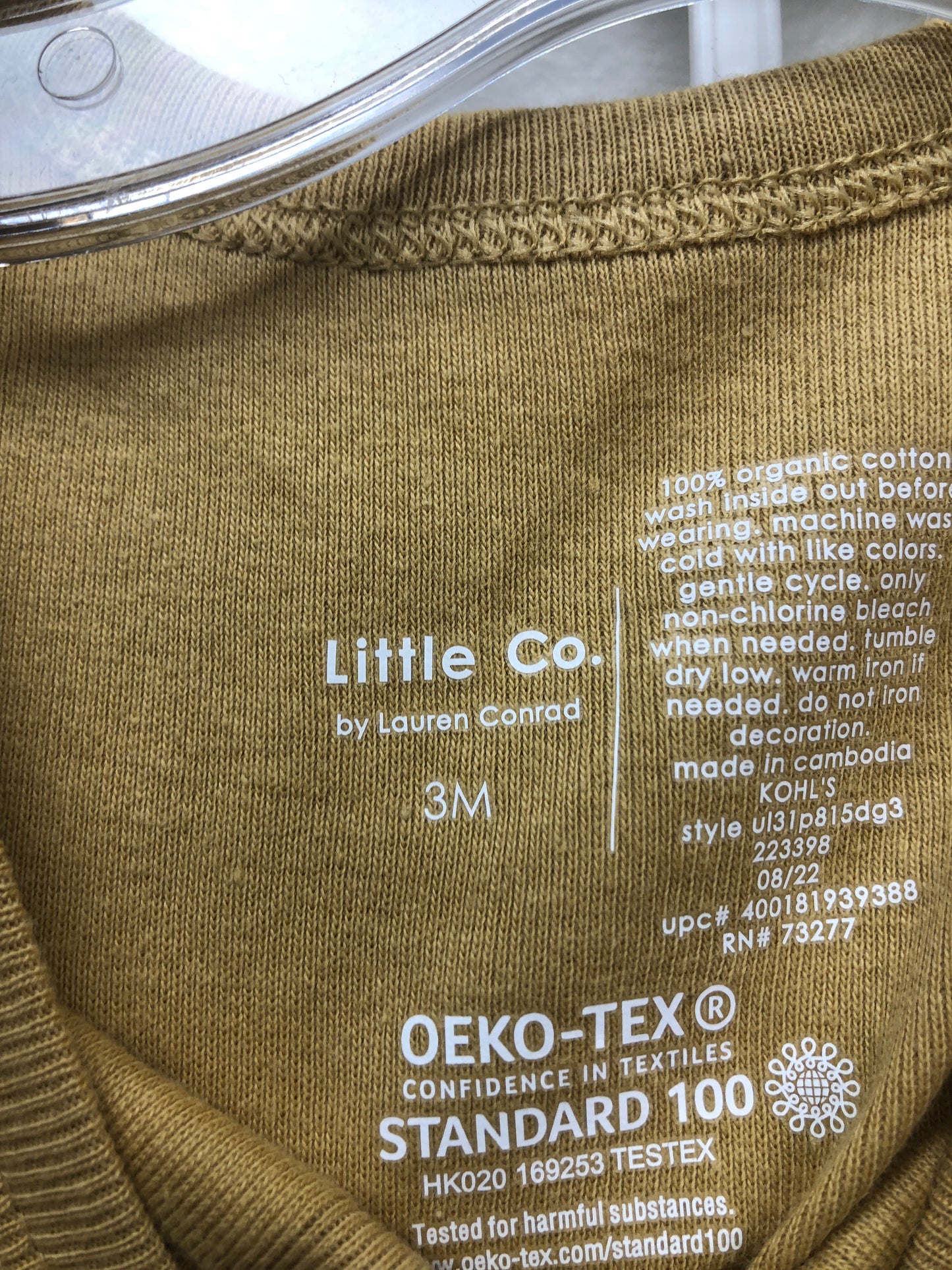 3M Little Co. yellow smiley 2 PC Ensembles