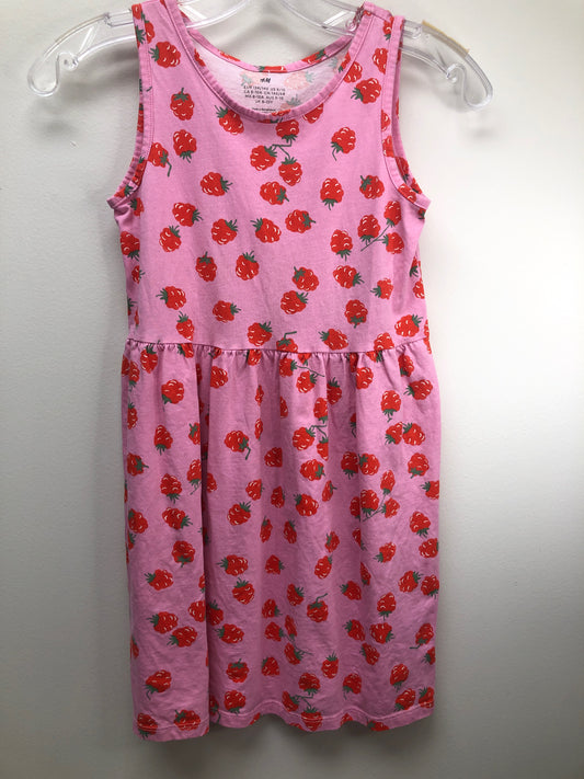 8/10 H & M pink raspberries Dress