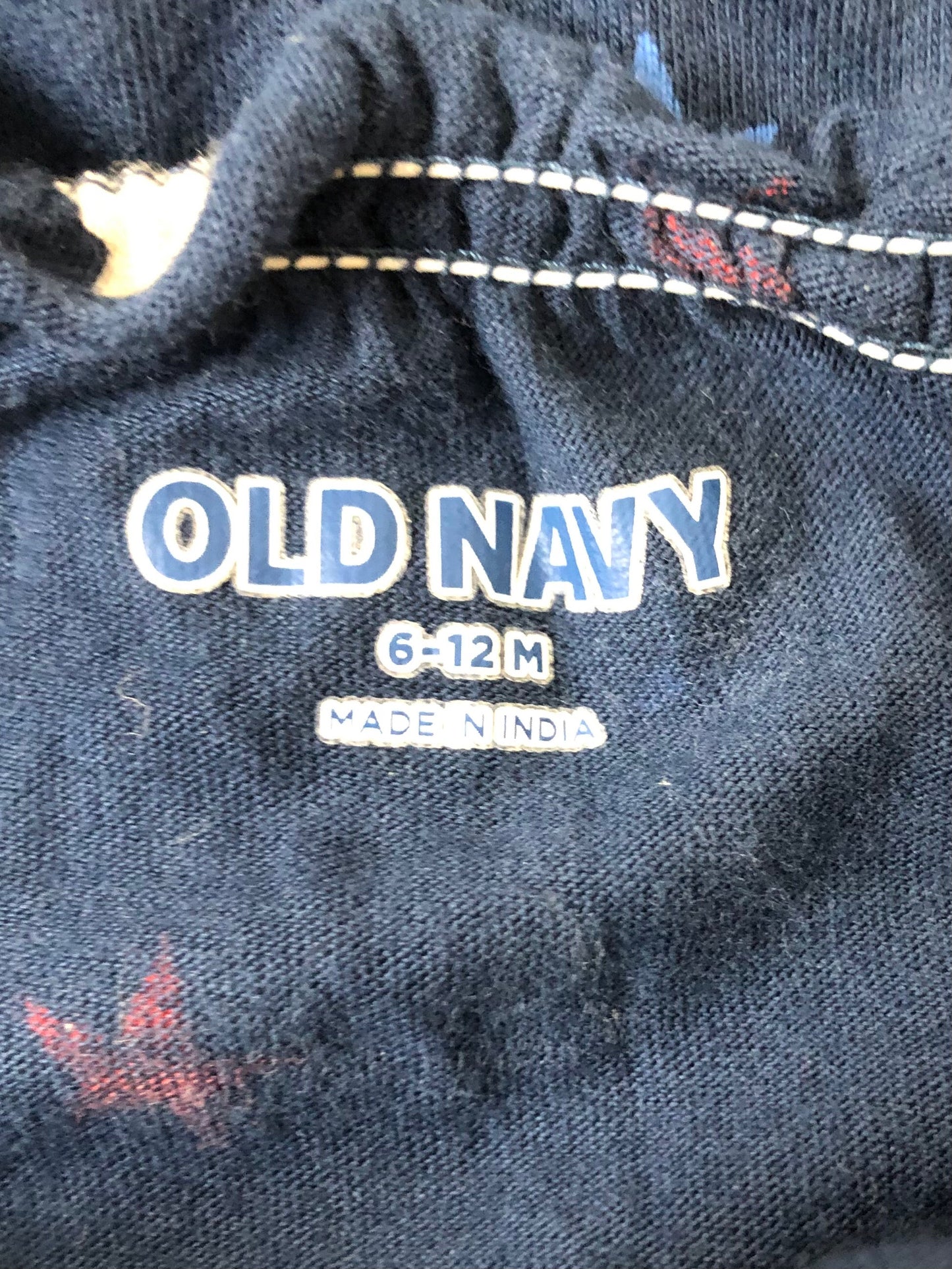 6-12m Old Navy navy patriotic Romper