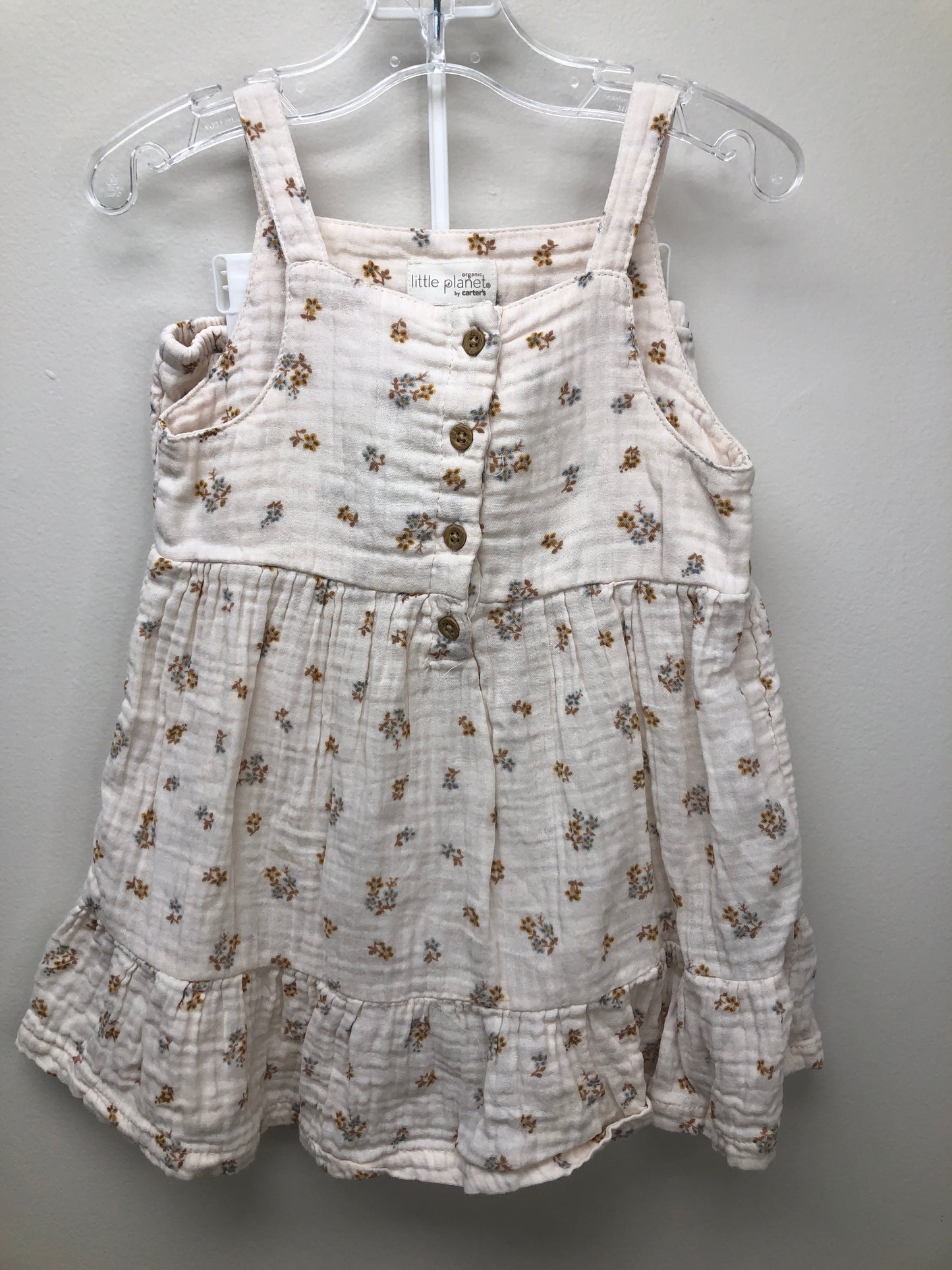 24m Little Planet pink floral 2 PC Ensembles