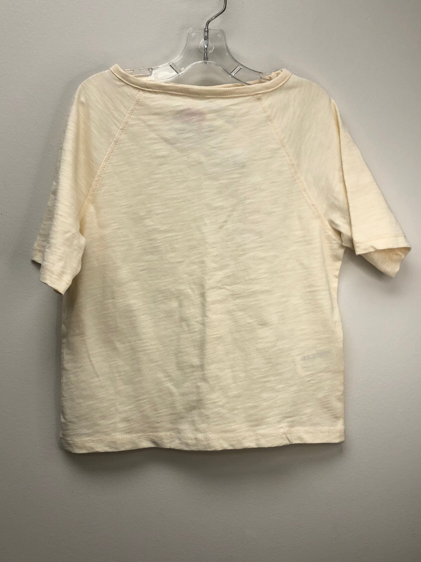 Size 6 Zara butter yellow Shirt