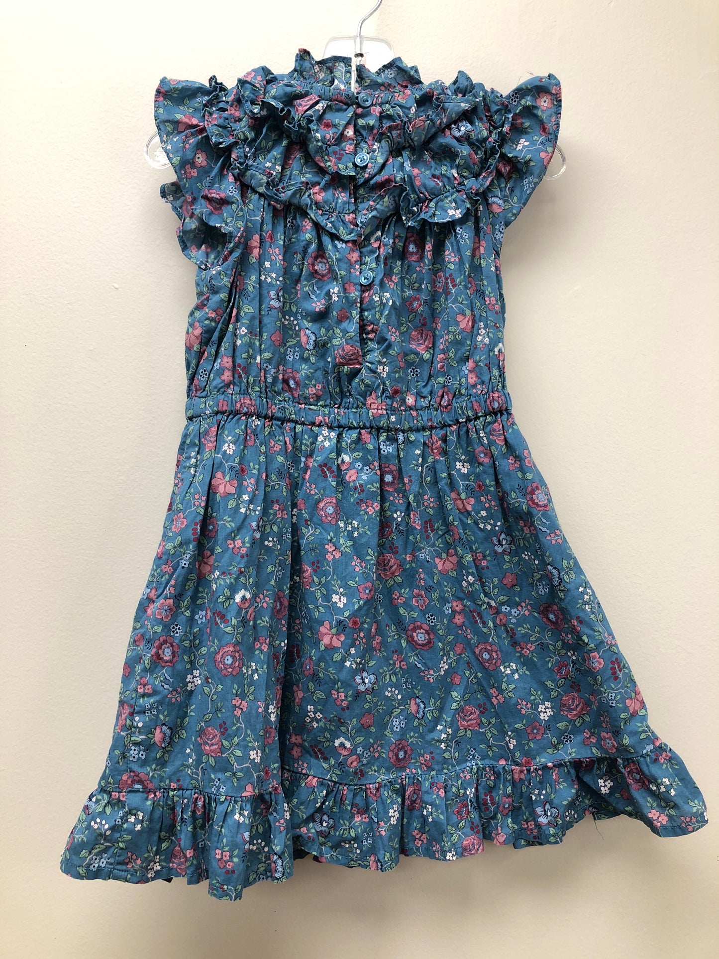 4 Janie and Jack blue floral Dress