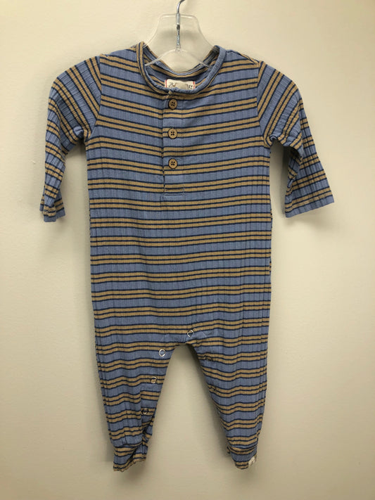 0-3m Me & Henry blue stripe 1 PC Ensemble