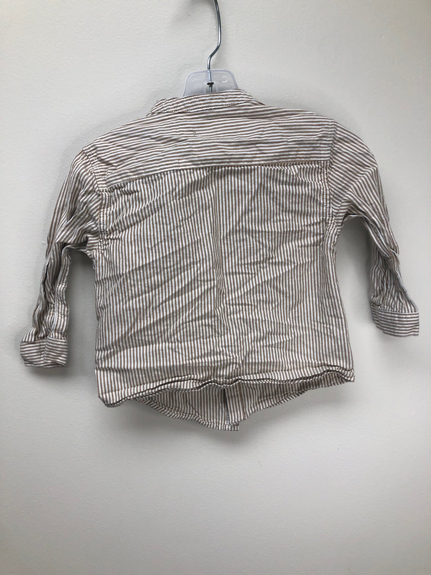 9M Zara white stripe Shirt