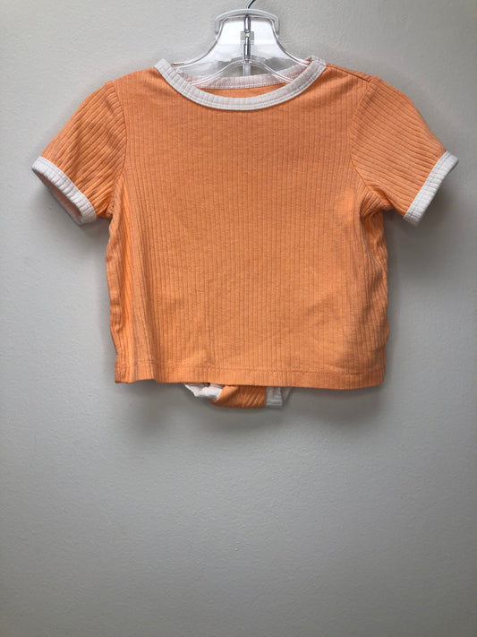 12m Cat & Jack coral ribbed 2 PC Ensembles