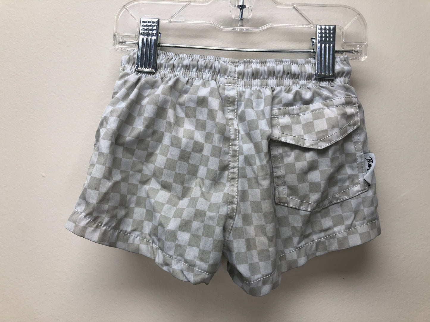 12-18M Binky Bro cream checkered Swimwear