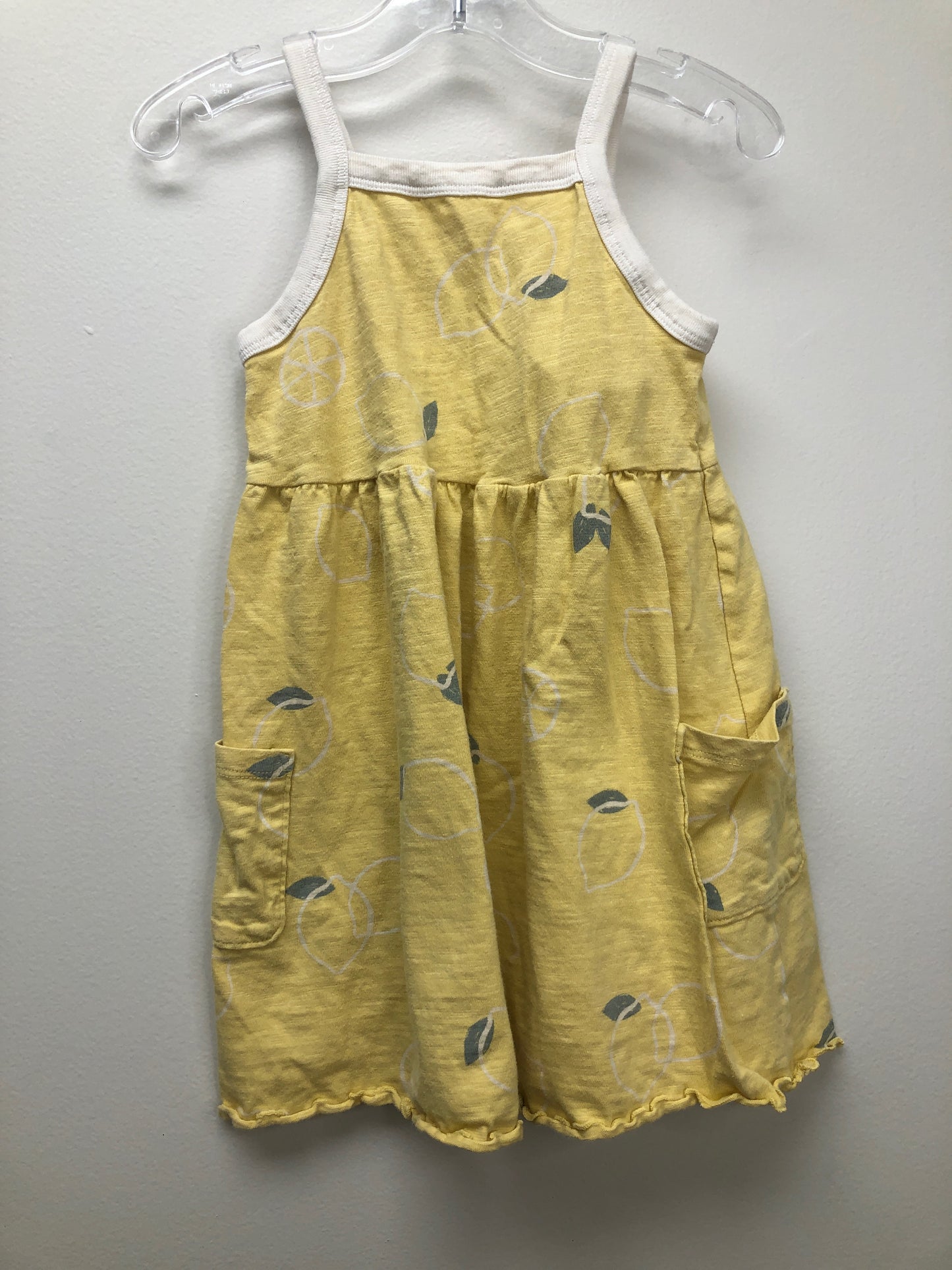 4 Little Co. yellow lemons Dress