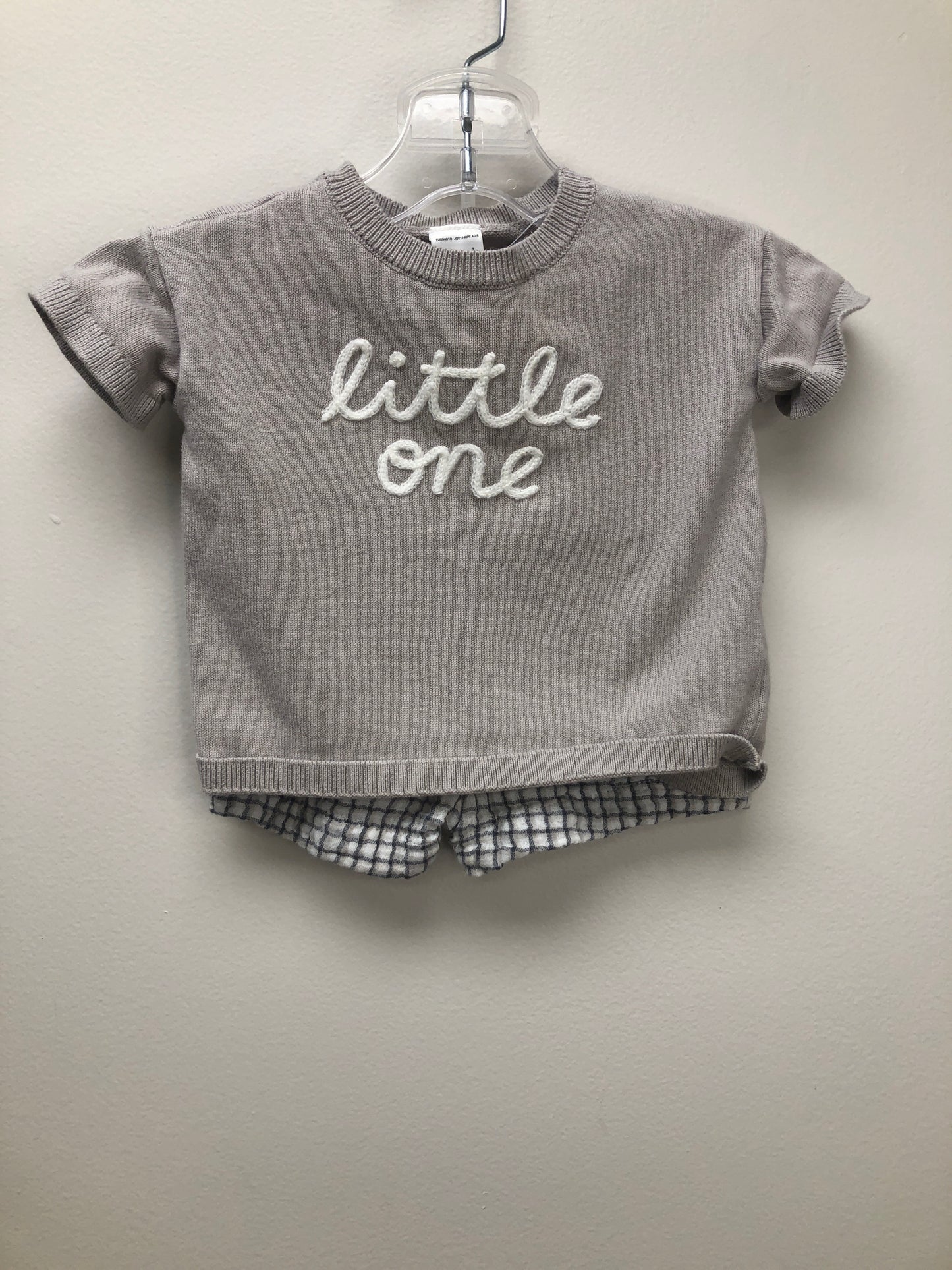 3M Carter's gray Shirt + Shorts