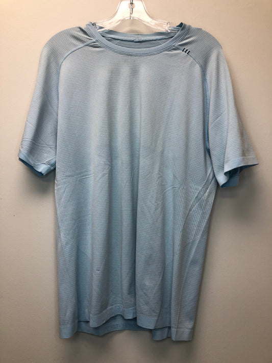 Large Lululemon blue stripe Shirt