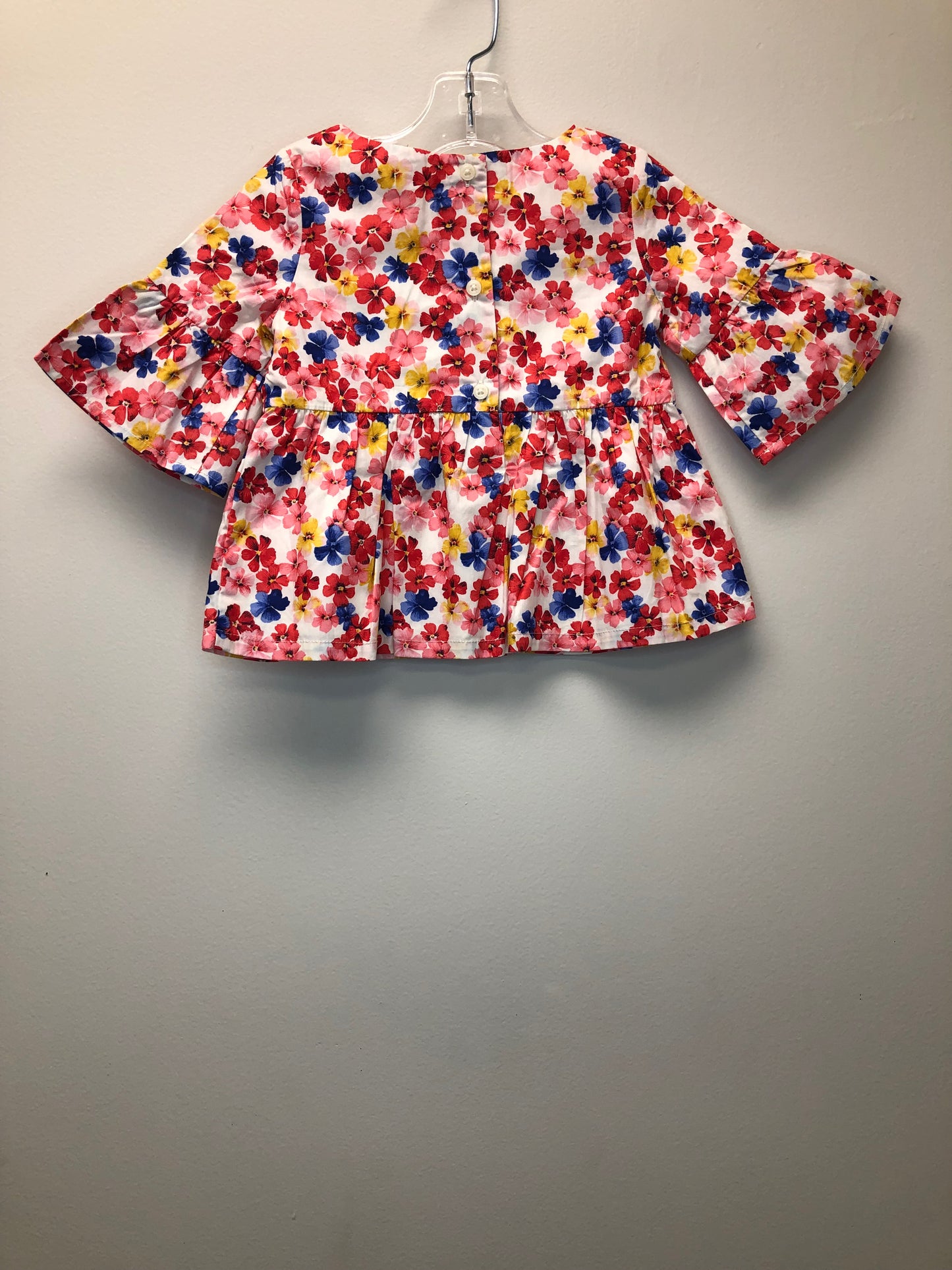 2T Janie and Jack Multi-Color floral Shirt