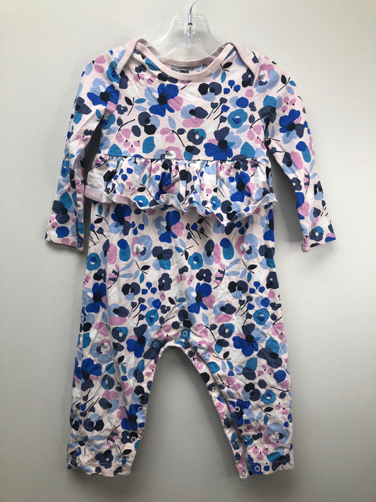 18-24 Months tea Child pink floral Romper