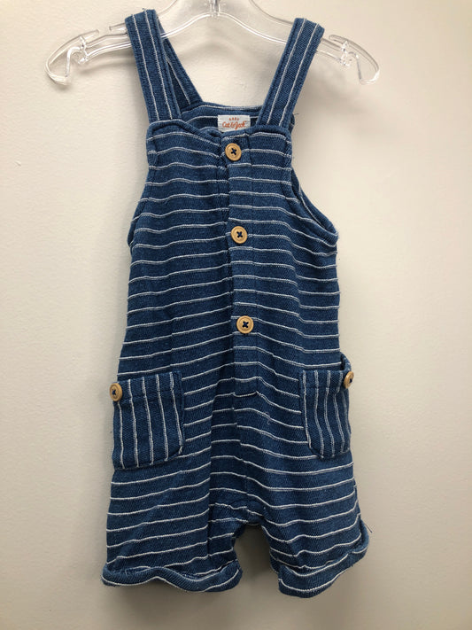 12m Cat & Jack blue stripe 1 PC Ensemble