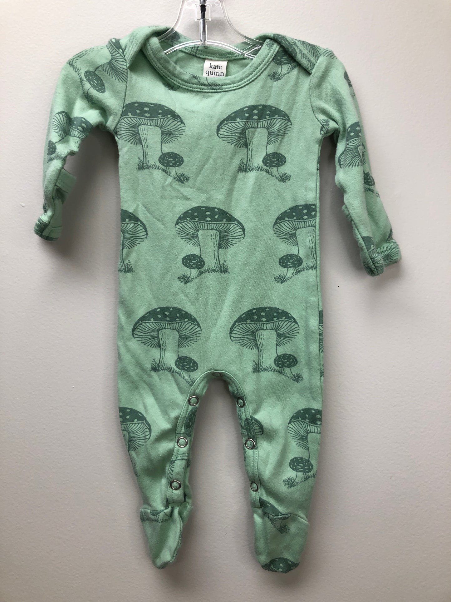 Newborn Kate Quinn green mushrooms Sleeper