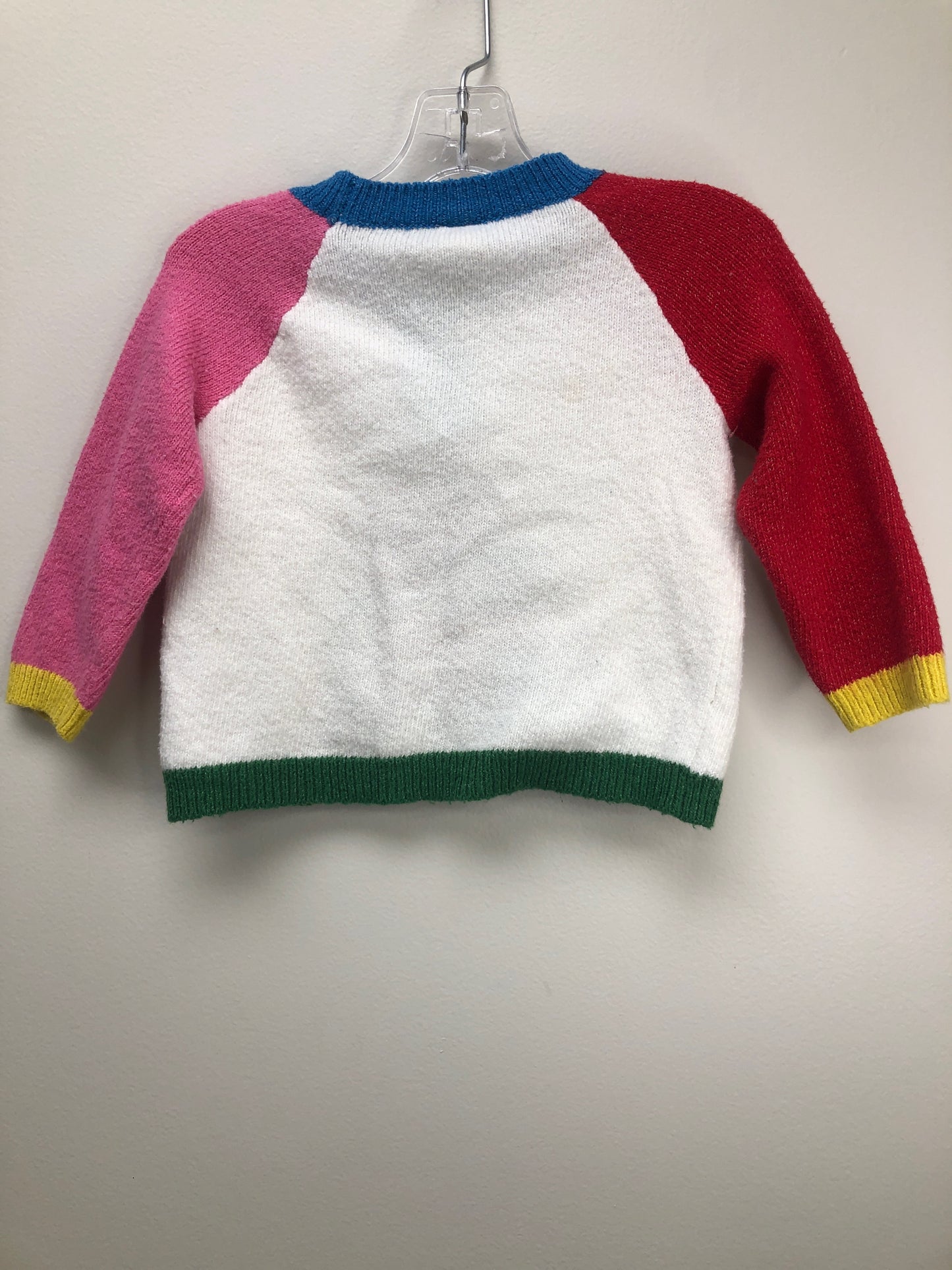 Tucker and Tate Child Size 12 Months pink Christmas trees Sweater