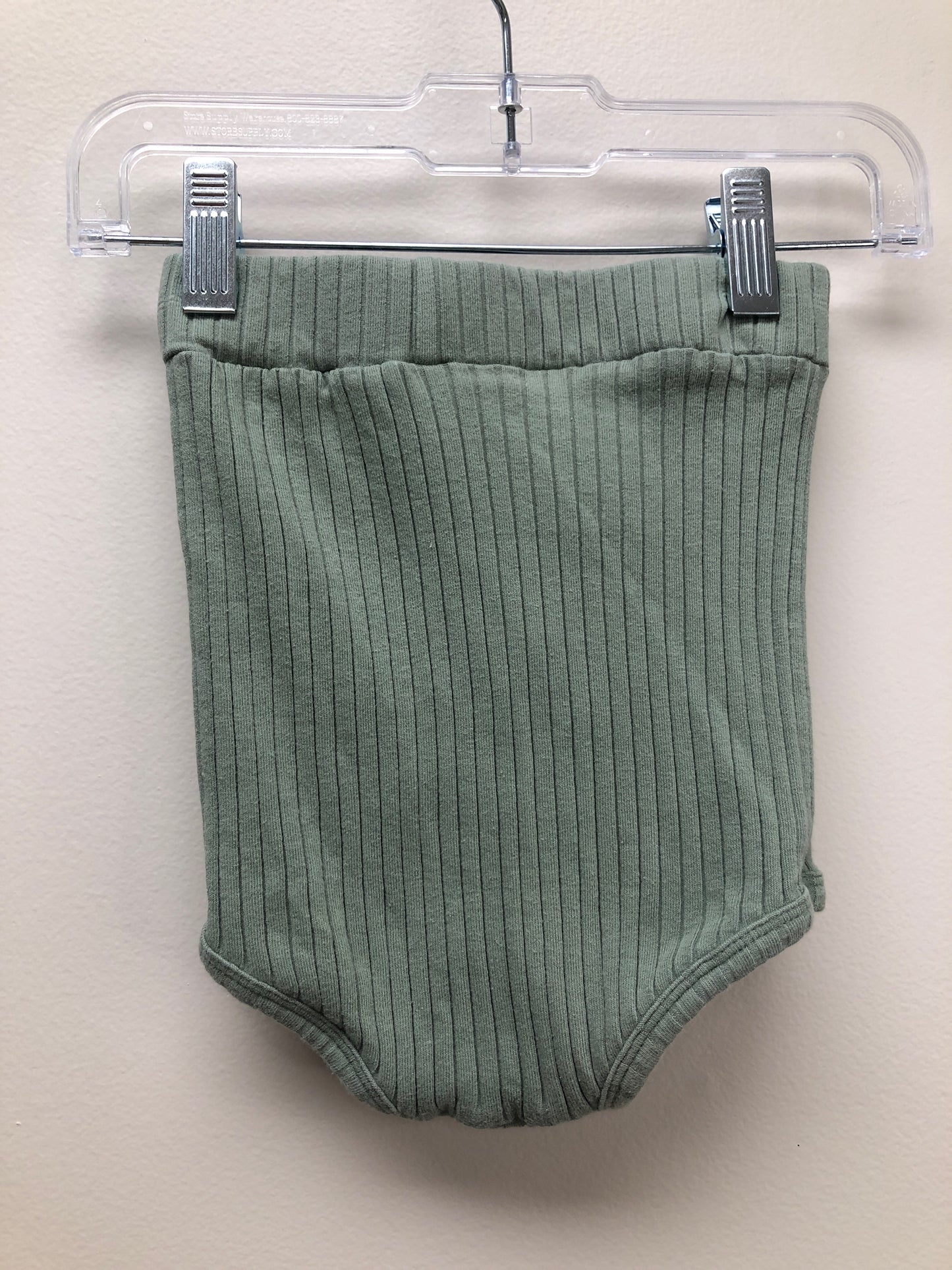 18-24m Kate Quinn green ribbed bloomers