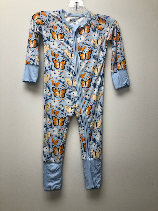 12-18m Little One Shop NEW light blue butterflies Sleeper
