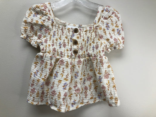 18m Nicole Miller cream floral Shirt