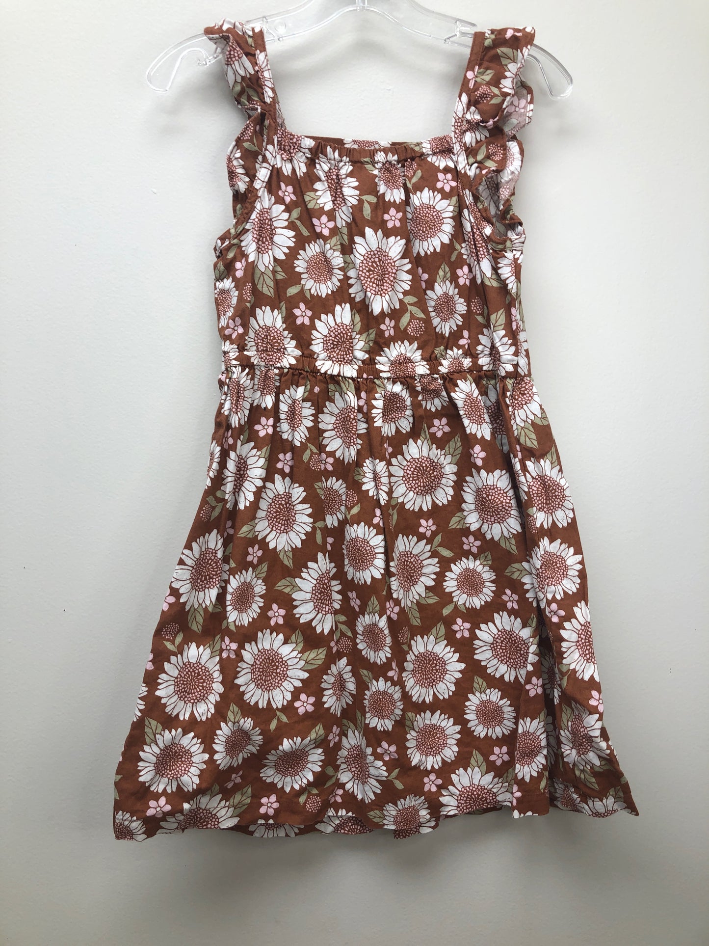 7 Carter's terra cotta floral Dress