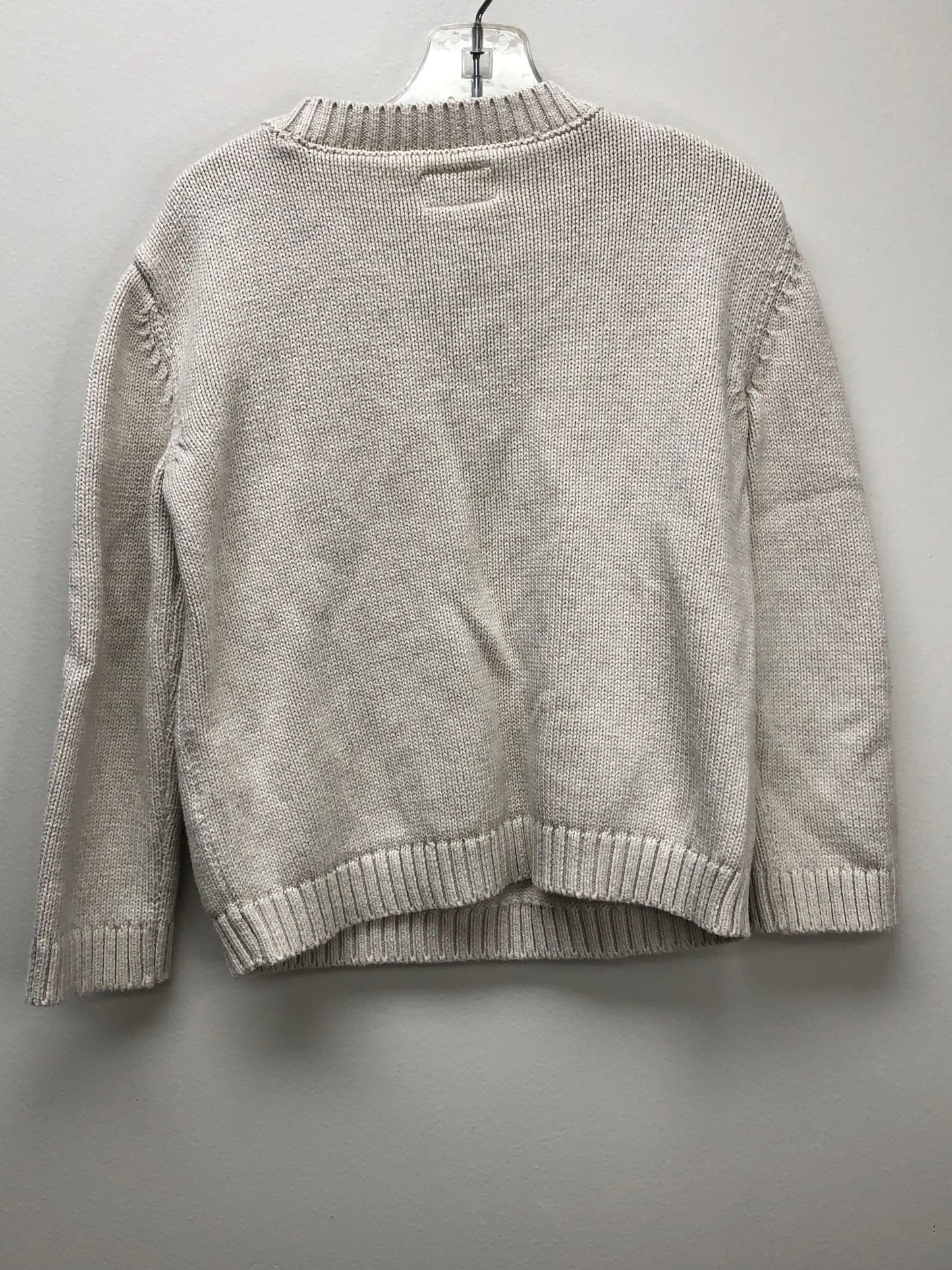 Little Planet Child Size 5 cream Horses Sweater