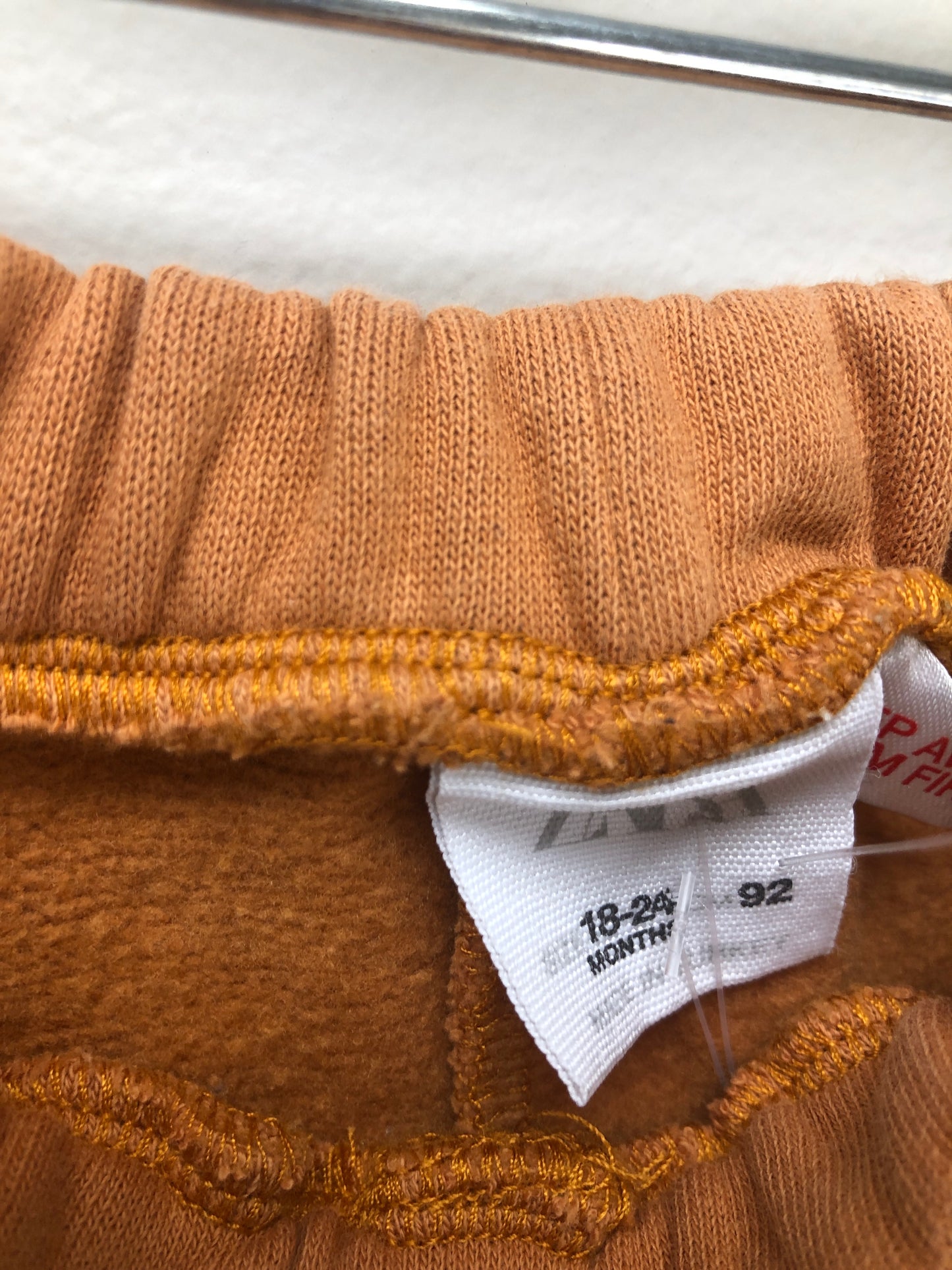 18-24M Zara Child Size orange skeletons Pants
