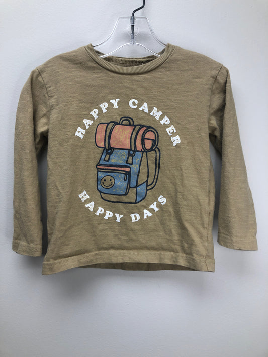 2T Little Planet tan Camper Shirt