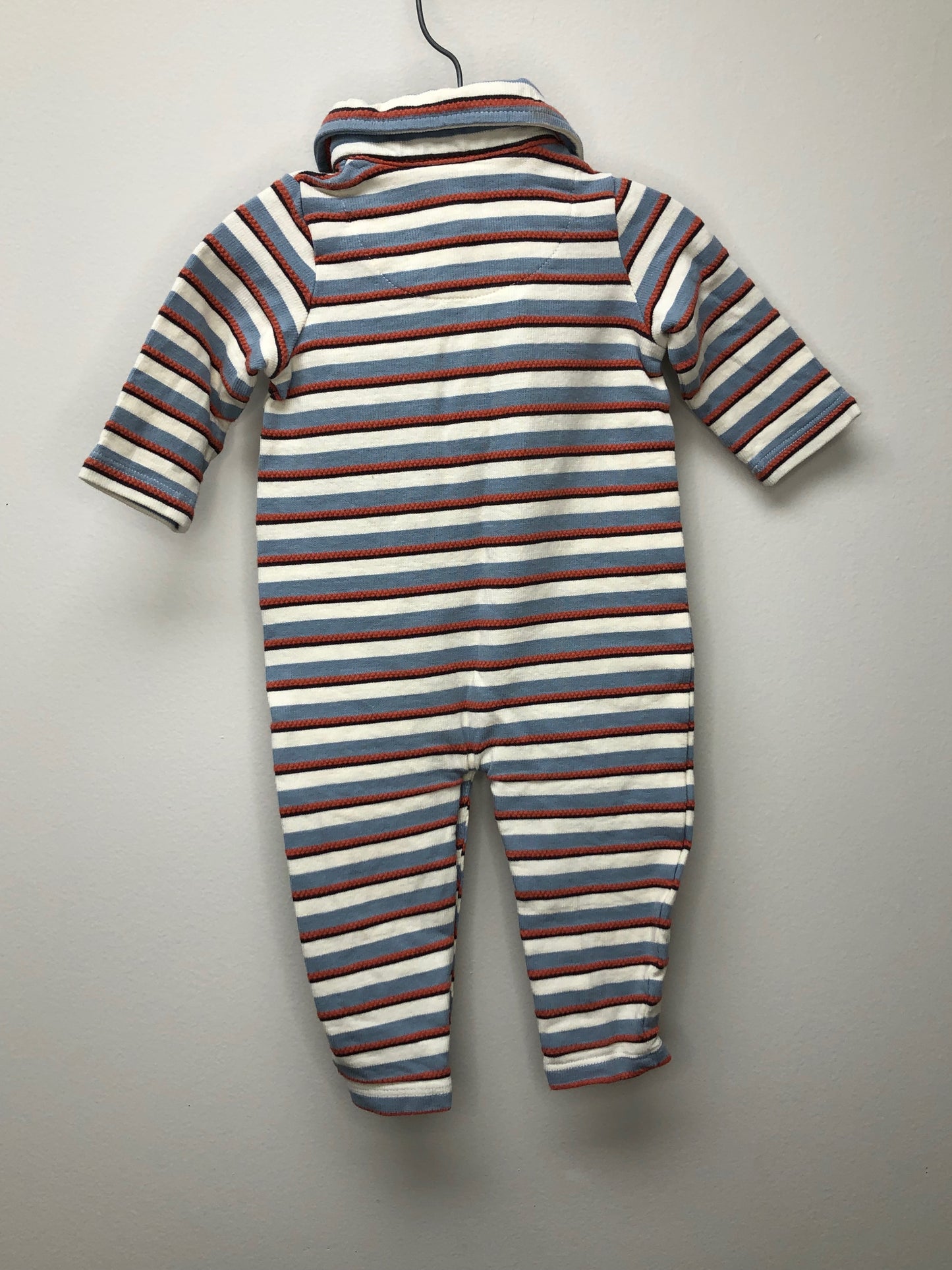 0-3m Me & Henry blue stripe 1 PC Ensemble