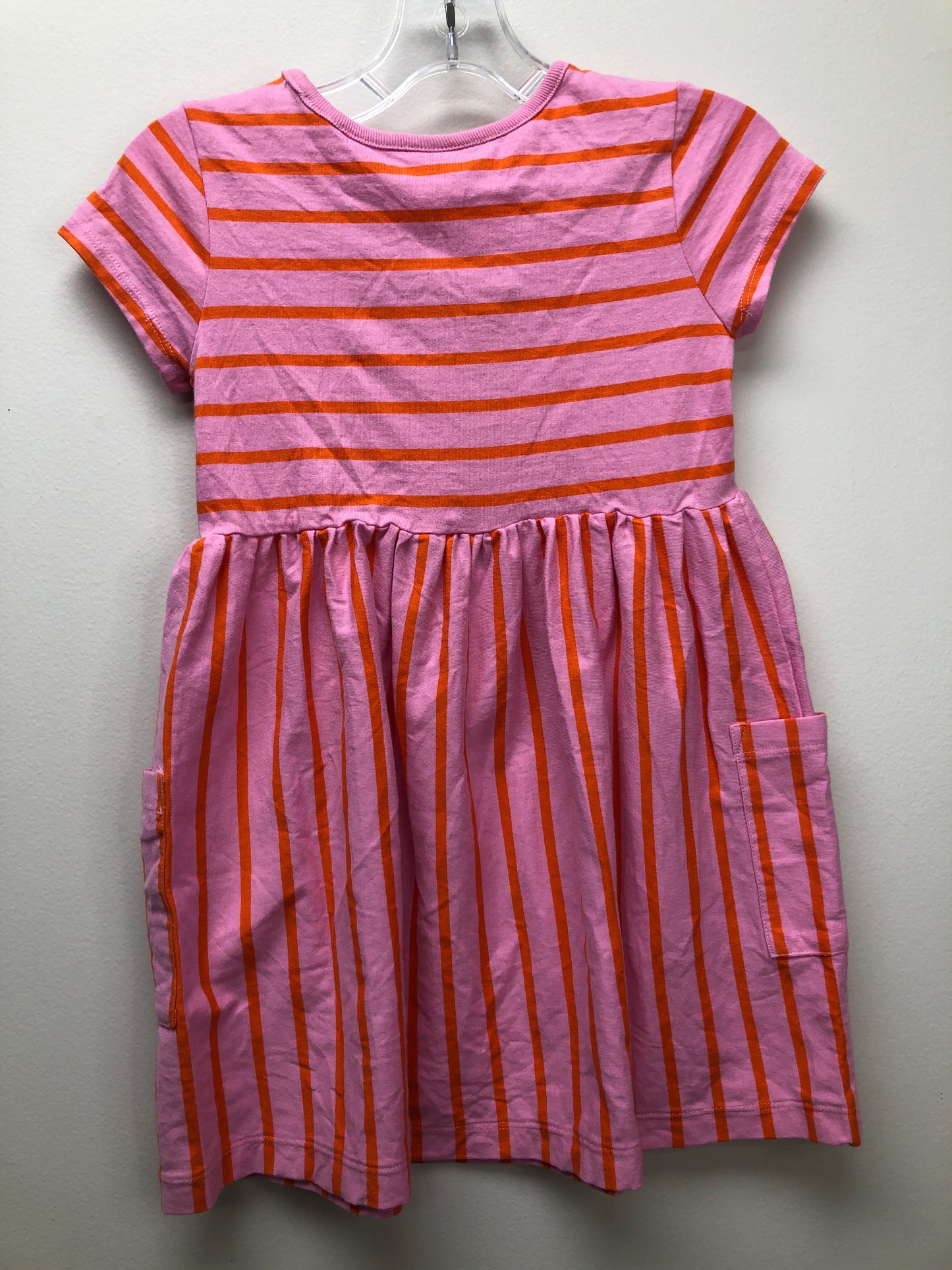 5 Hanna Andersson pink stripe Dress