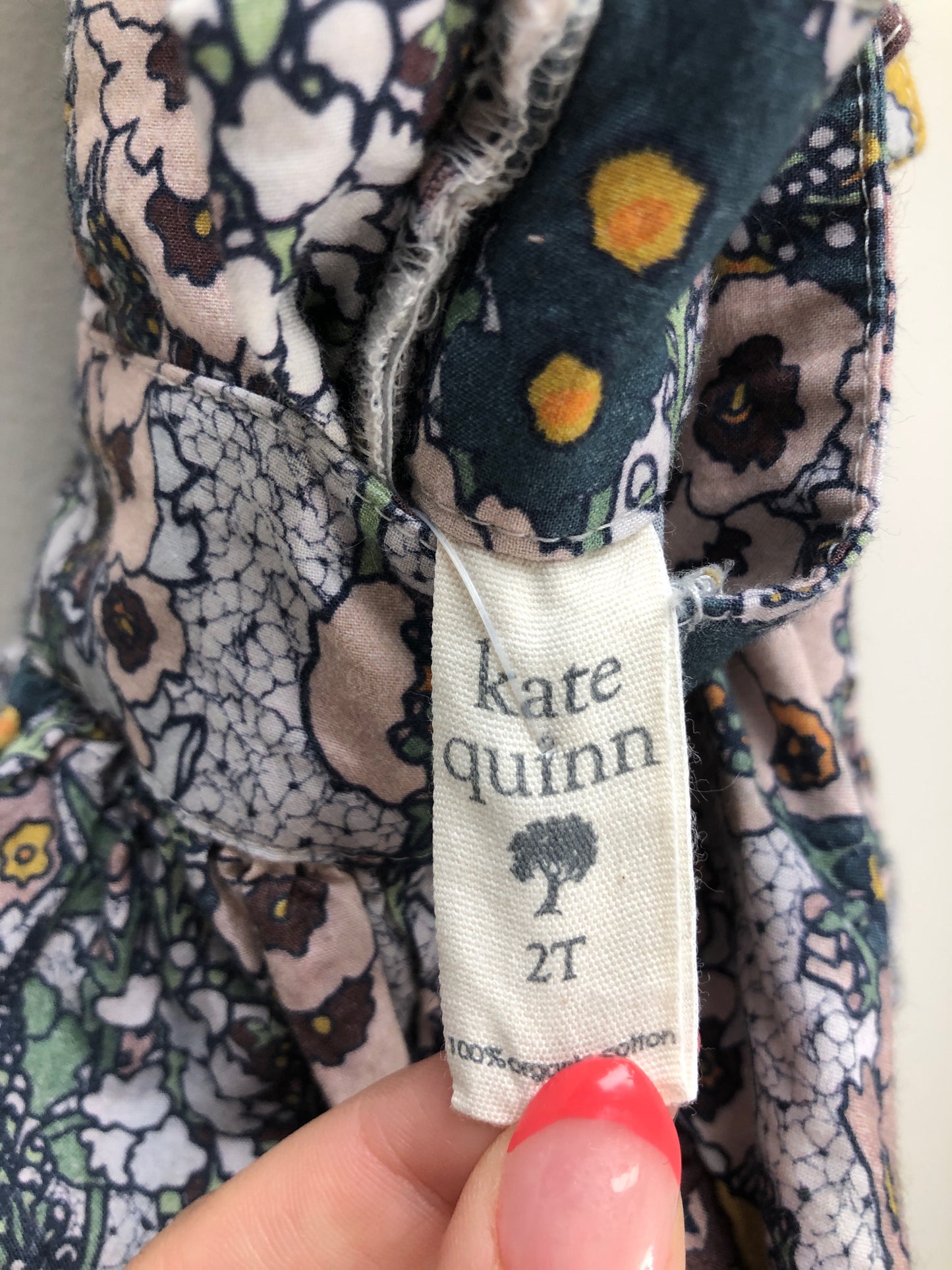 2T Kate Quinn purple floral Dress