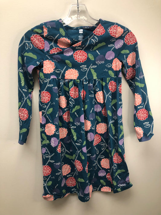 10 tea teal floral Dress