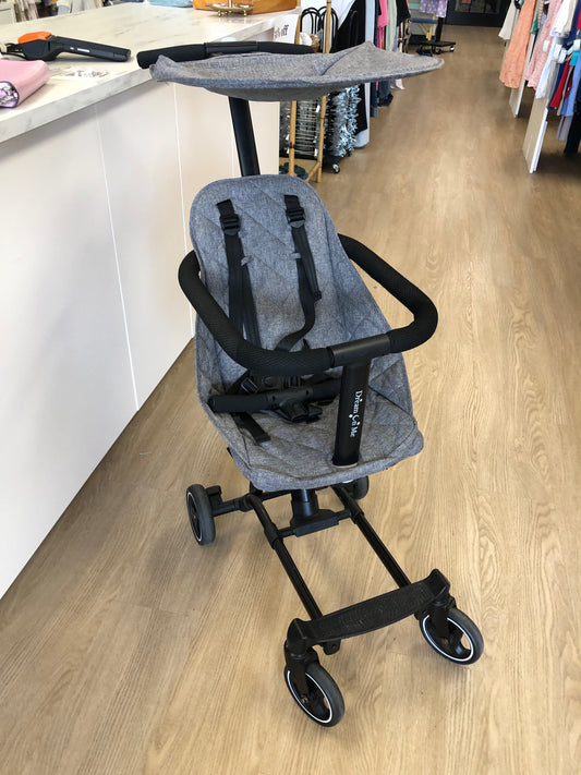 Dream On Me gray Stroller with canopy