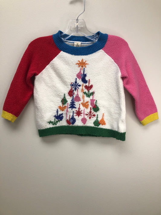 Tucker and Tate Child Size 12 Months pink Christmas trees Sweater