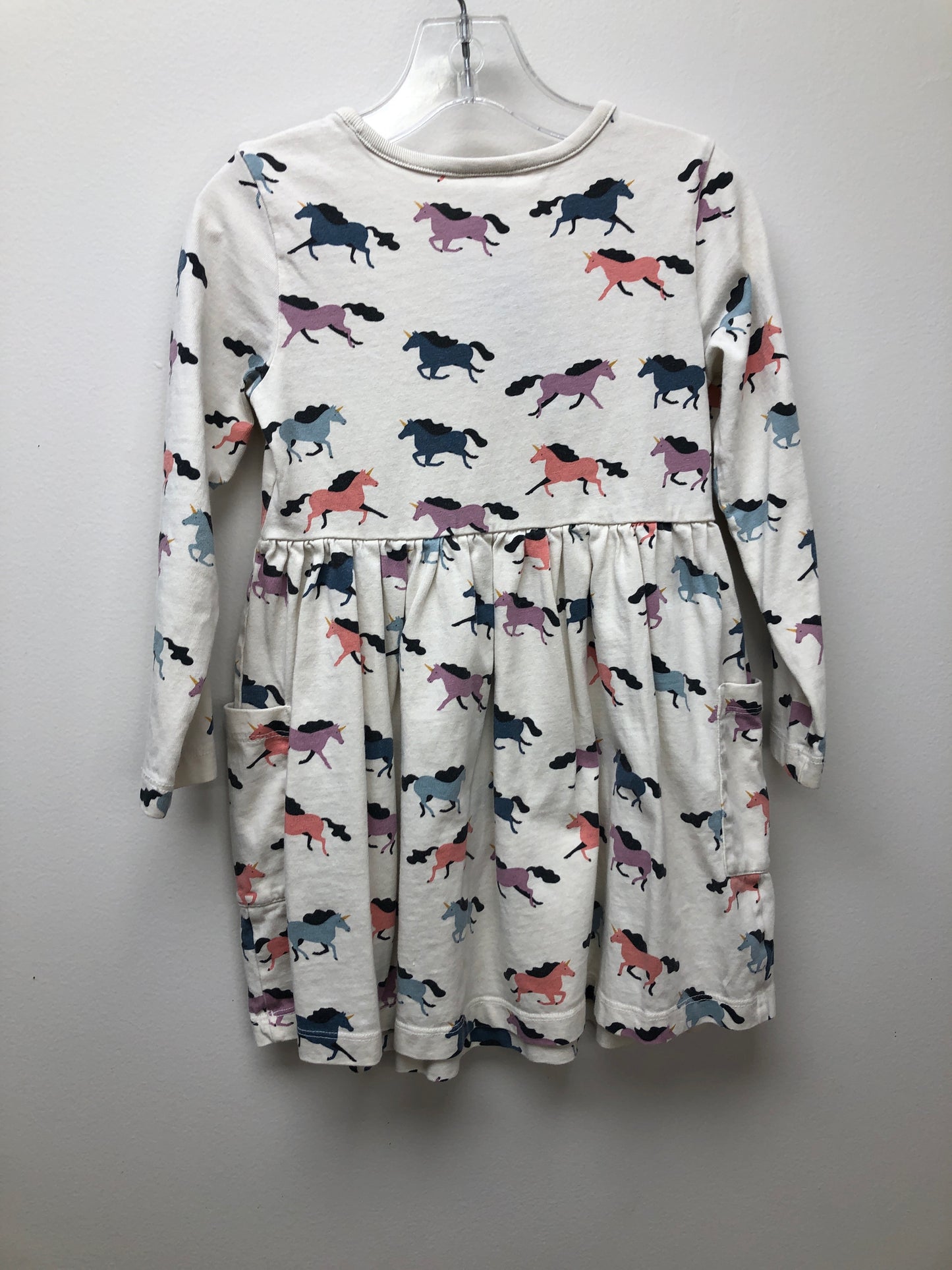 4 Hanna Andersson cream unicorn Dress
