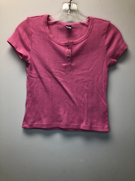 10/12 Old Navy pink pointelle Shirt
