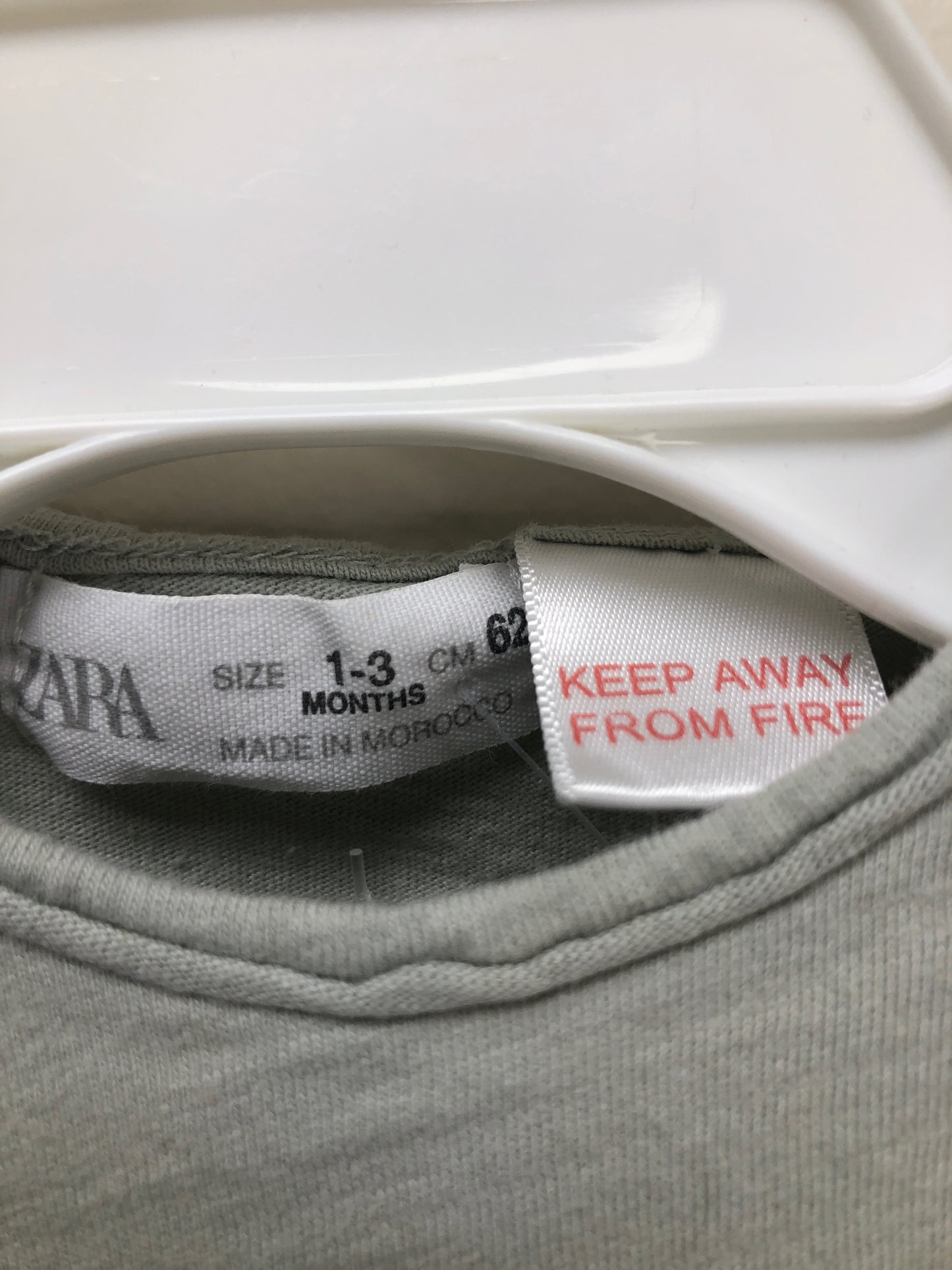 1-3 Months Zara blue animal Shirt