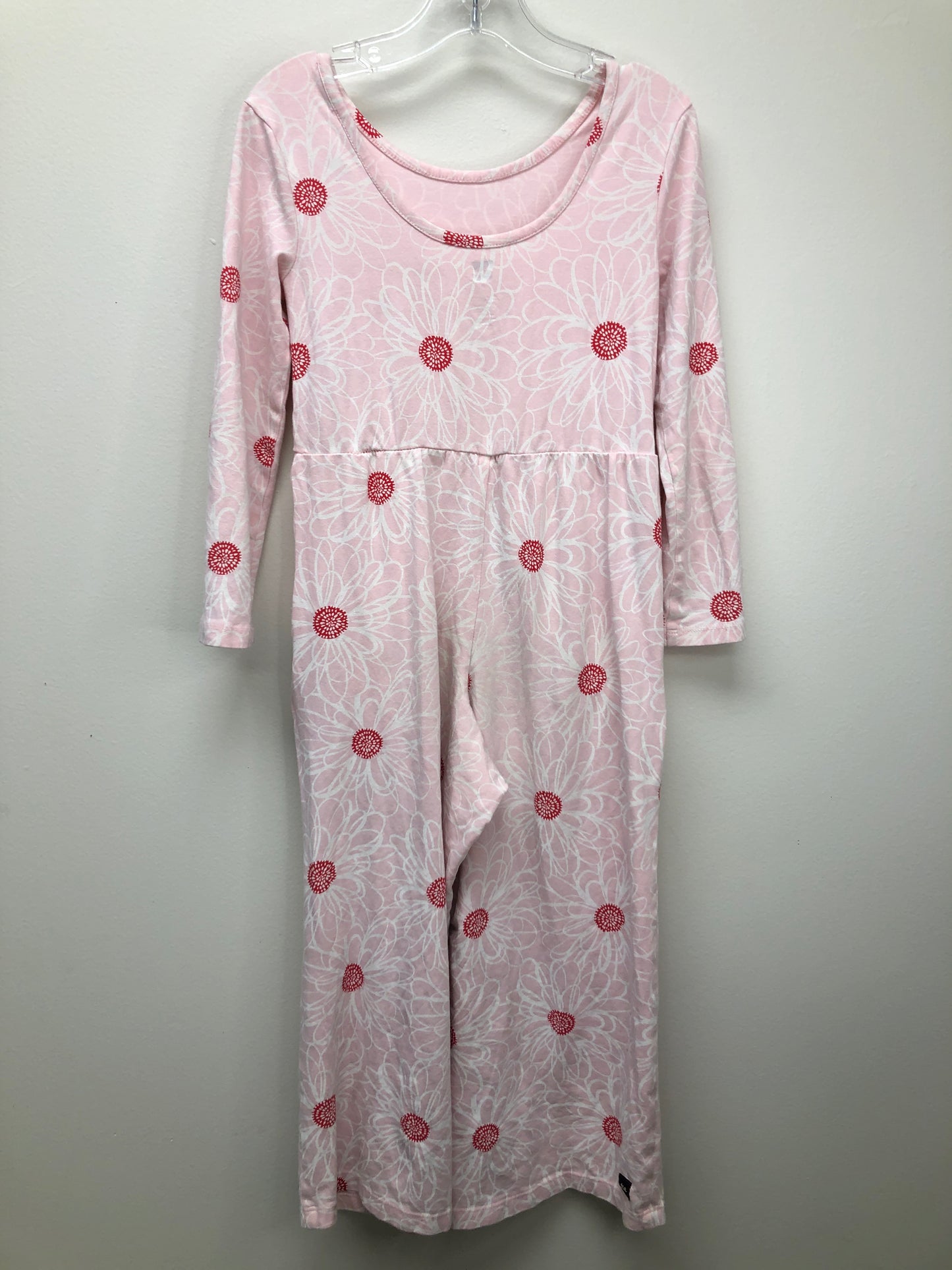 6y tea pink floral Romper