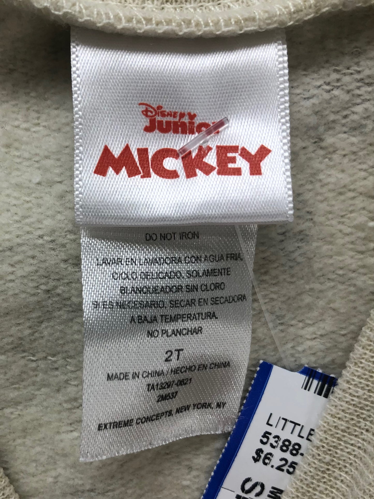 2T Mickey & Co. gray print Sweatshirt