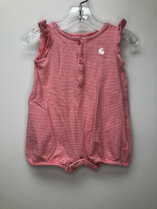 9m Carhartt pink stripe Romper