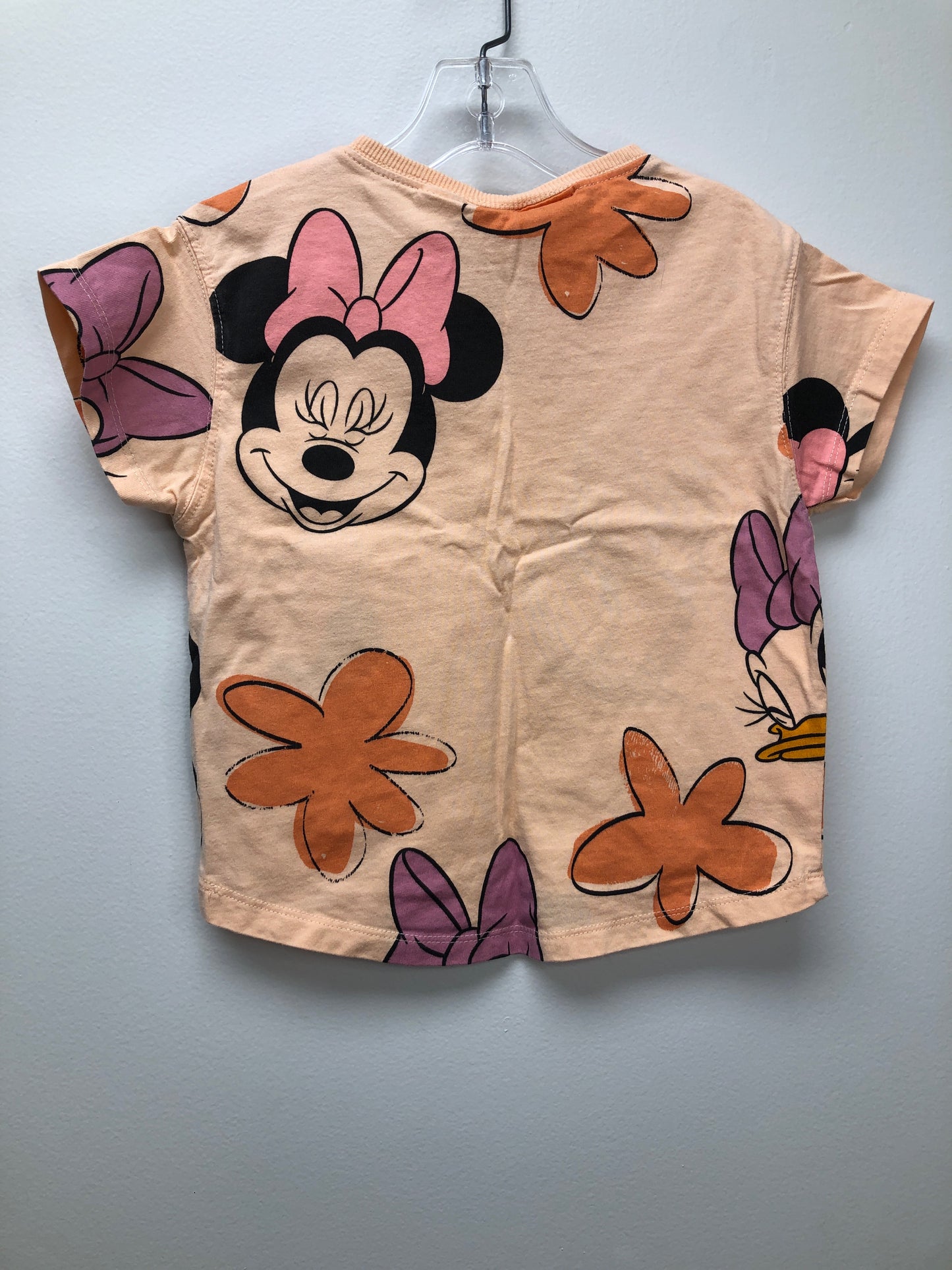 2T Zara Child orange Mickey Mouse Shirt